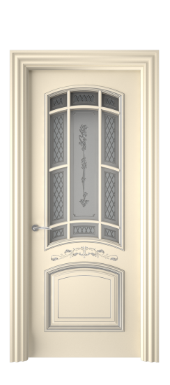 Багет 13 ДО | Слоновая кость патина серебро