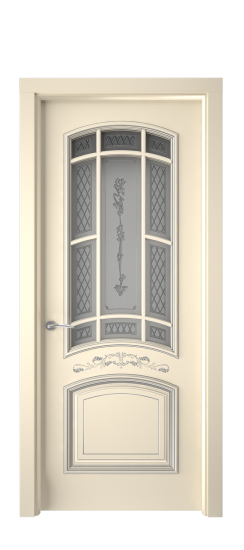 Багет 13 ДО | Слоновая кость патина серебро