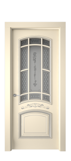 Багет 13 ДО | Слоновая кость патина серебро