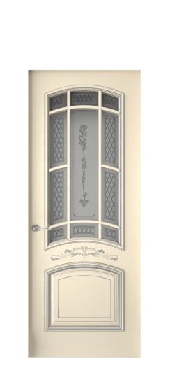 Багет 13 ДО | Слоновая кость патина серебро