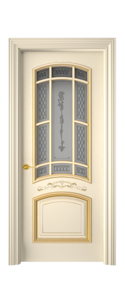 Багет 13 ДО | Слоновая кость патина золото