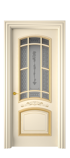 Багет 13 ДО | Слоновая кость патина золото