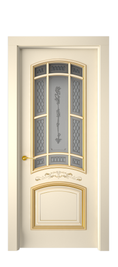 Багет 13 ДО | Слоновая кость патина золото