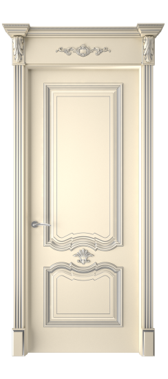 Багет 14 ДГ | Слоновая кость патина серебро