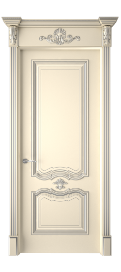 Багет 14 ДГ | Слоновая кость патина серебро