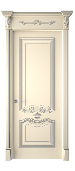 Багет 14 ДГ | Слоновая кость патина серебро