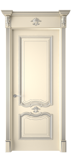 Багет 14 ДГ | Слоновая кость патина серебро