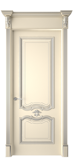 Багет 14 ДГ | Слоновая кость патина серебро