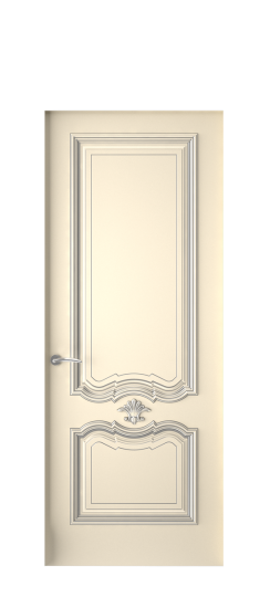 Багет 14 ДГ | Слоновая кость патина серебро