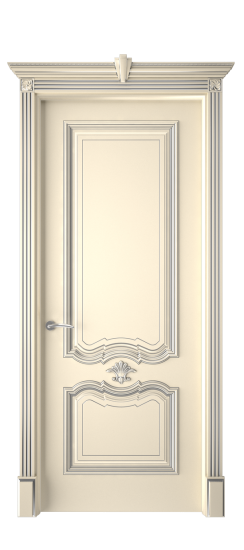 Багет 14 ДГ | Слоновая кость патина серебро