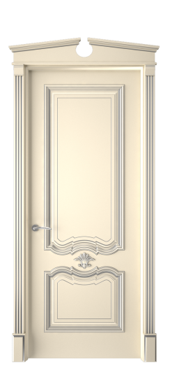 Багет 14 ДГ | Слоновая кость патина серебро