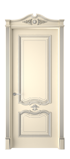 Багет 14 ДГ | Слоновая кость патина серебро