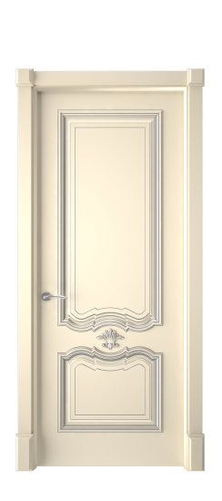 Багет 14 ДГ | Слоновая кость патина серебро