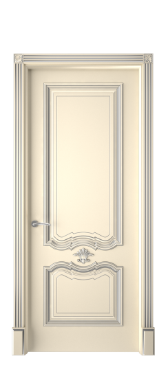 Багет 14 ДГ | Слоновая кость патина серебро