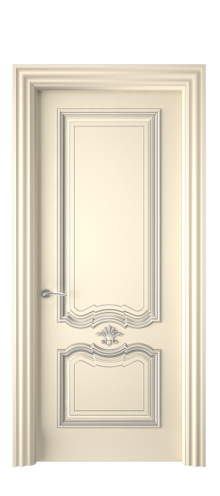 Багет 14 ДГ | Слоновая кость патина серебро