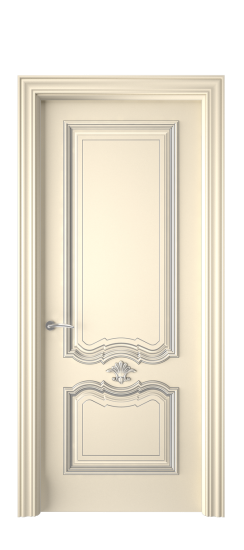 Багет 14 ДГ | Слоновая кость патина серебро