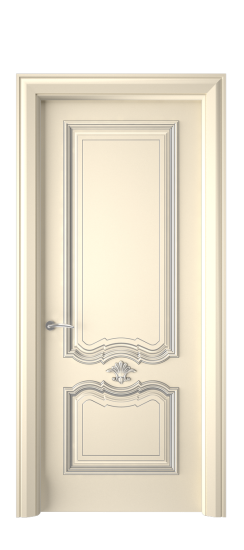 Багет 14 ДГ | Слоновая кость патина серебро