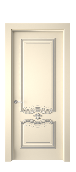 Багет 14 ДГ | Слоновая кость патина серебро