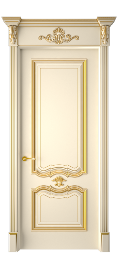 Багет 14 ДГ | Слоновая кость патина золото