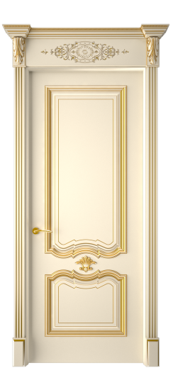 Багет 14 ДГ | Слоновая кость патина золото