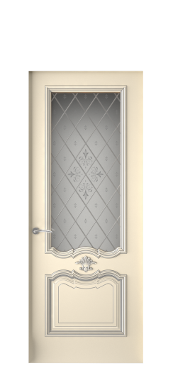 Багет 14 ДО | Слоновая кость патина серебро