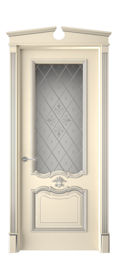 Багет 14 ДО | Слоновая кость патина серебро