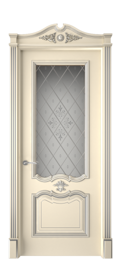 Багет 14 ДО | Слоновая кость патина серебро