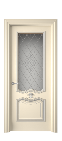 Багет 14 ДО | Слоновая кость патина серебро