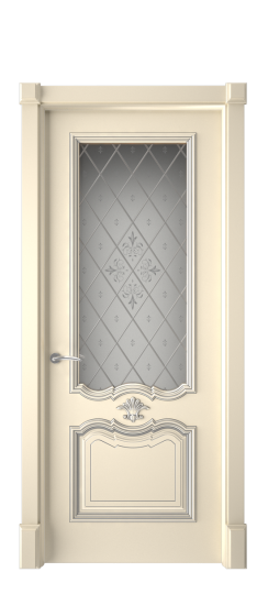 Багет 14 ДО | Слоновая кость патина серебро