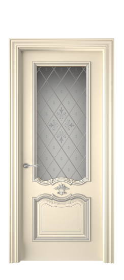 Багет 14 ДО | Слоновая кость патина серебро