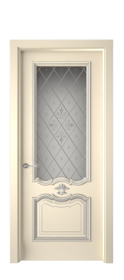 Багет 14 ДО | Слоновая кость патина серебро