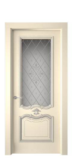 Багет 14 ДО | Слоновая кость патина серебро