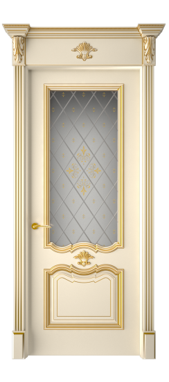 Багет 14 ДО | Слоновая кость патина золото