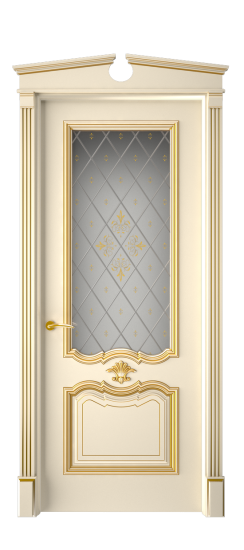 Багет 14 ДО | Слоновая кость патина золото