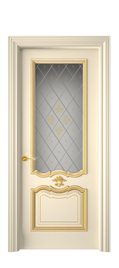 Багет 14 ДО | Слоновая кость патина золото