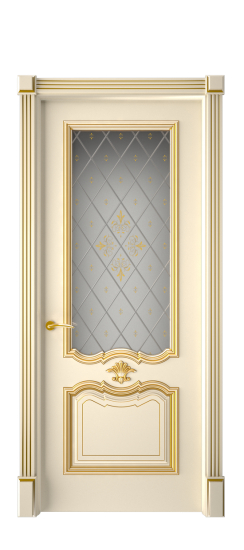 Багет 14 ДО | Слоновая кость патина золото