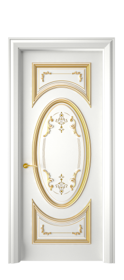 Багет 15 ДГ | Белая эмаль патина золото