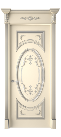 Багет 15 ДГ | Слоновая кость патина серебро