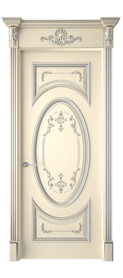 Багет 15 ДГ | Слоновая кость патина серебро