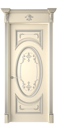 Багет 15 ДГ | Слоновая кость патина серебро