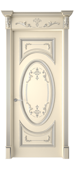 Багет 15 ДГ | Слоновая кость патина серебро