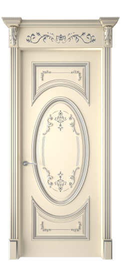 Багет 15 ДГ | Слоновая кость патина серебро