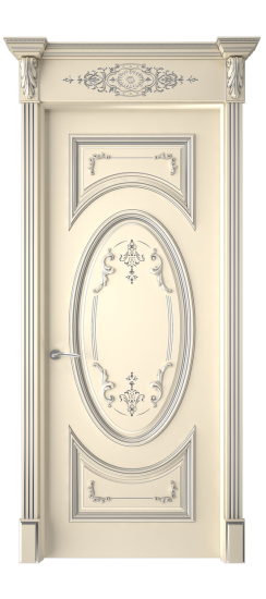 Багет 15 ДГ | Слоновая кость патина серебро