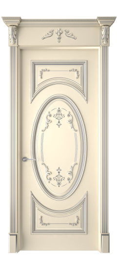 Багет 15 ДГ | Слоновая кость патина серебро