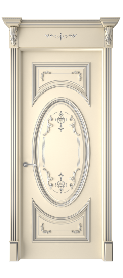 Багет 15 ДГ | Слоновая кость патина серебро