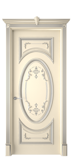 Багет 15 ДГ | Слоновая кость патина серебро