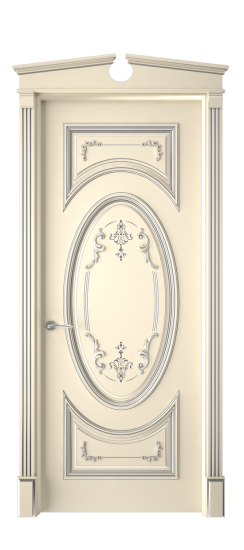 Багет 15 ДГ | Слоновая кость патина серебро