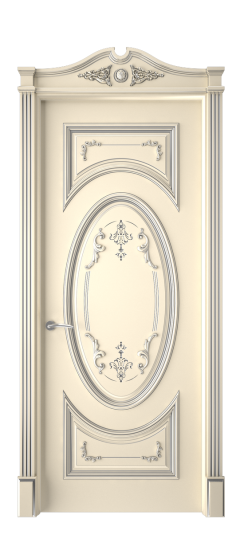 Багет 15 ДГ | Слоновая кость патина серебро