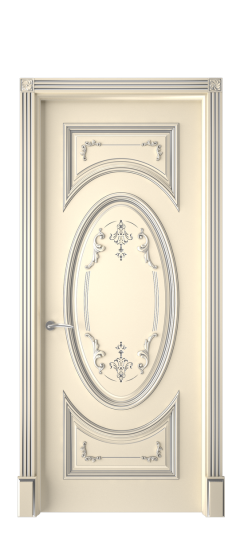 Багет 15 ДГ | Слоновая кость патина серебро