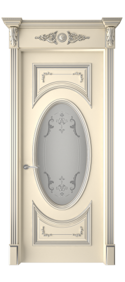 Багет 15 ДО | Слоновая кость патина серебро